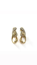 Cargar imagen en el visor de la galería, Aretes elegante de eslabón