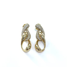 Cargar imagen en el visor de la galería, Aretes elegante de eslabón