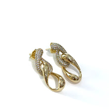 Cargar imagen en el visor de la galería, Aretes elegante de eslabón