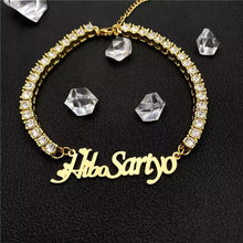 Cargar imagen en el visor de la galería, Pulsera Tenis Personalizada
