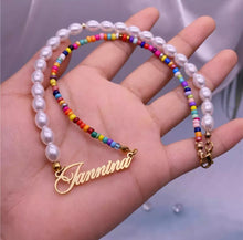 Cargar imagen en el visor de la galería, Collar de cerámica blanda personalizada