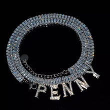 Cargar imagen en el visor de la galería, Cadena tenis con nombre