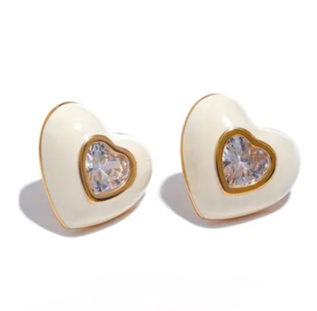 Aretes esmaltados