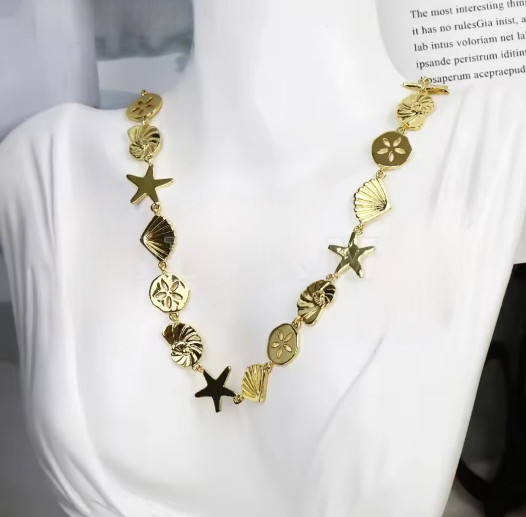 Sand mix necklace