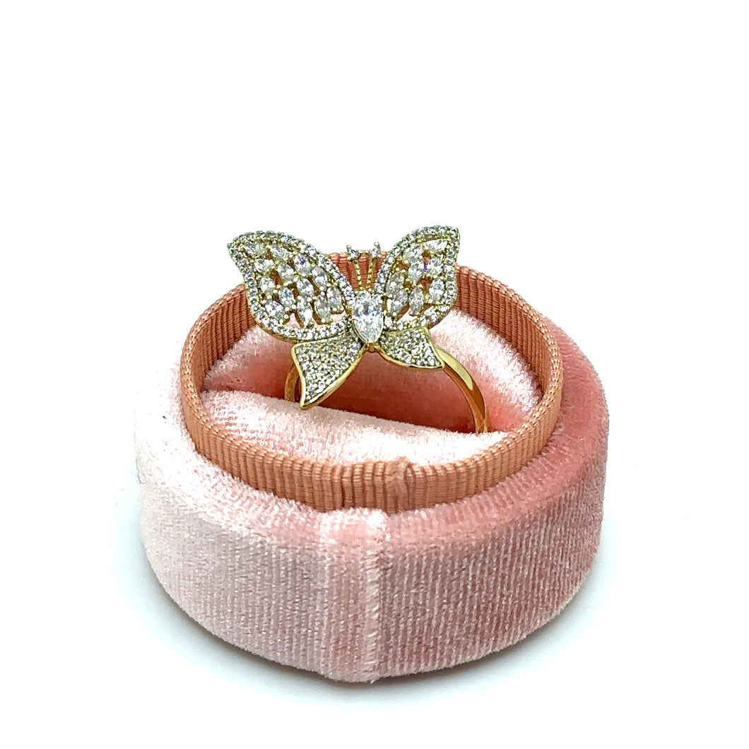 Anillo de mariposa ajustable