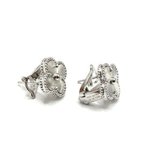 Cargar imagen en el visor de la galería, Earrings clover Silver
