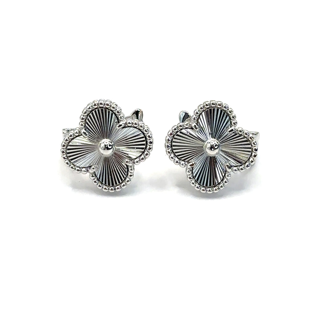 Clover earrings Silver