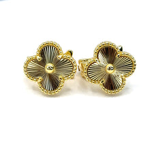 Cargar imagen en el visor de la galería, Clover Gold Earrings
