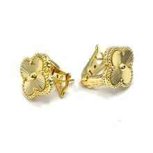 Cargar imagen en el visor de la galería, Clover Gold Earrings
