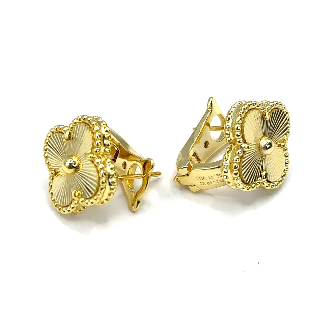 Clover Gold Earrings