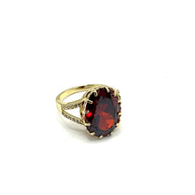 Cargar imagen en el visor de la galería, Anillo piedra roja
