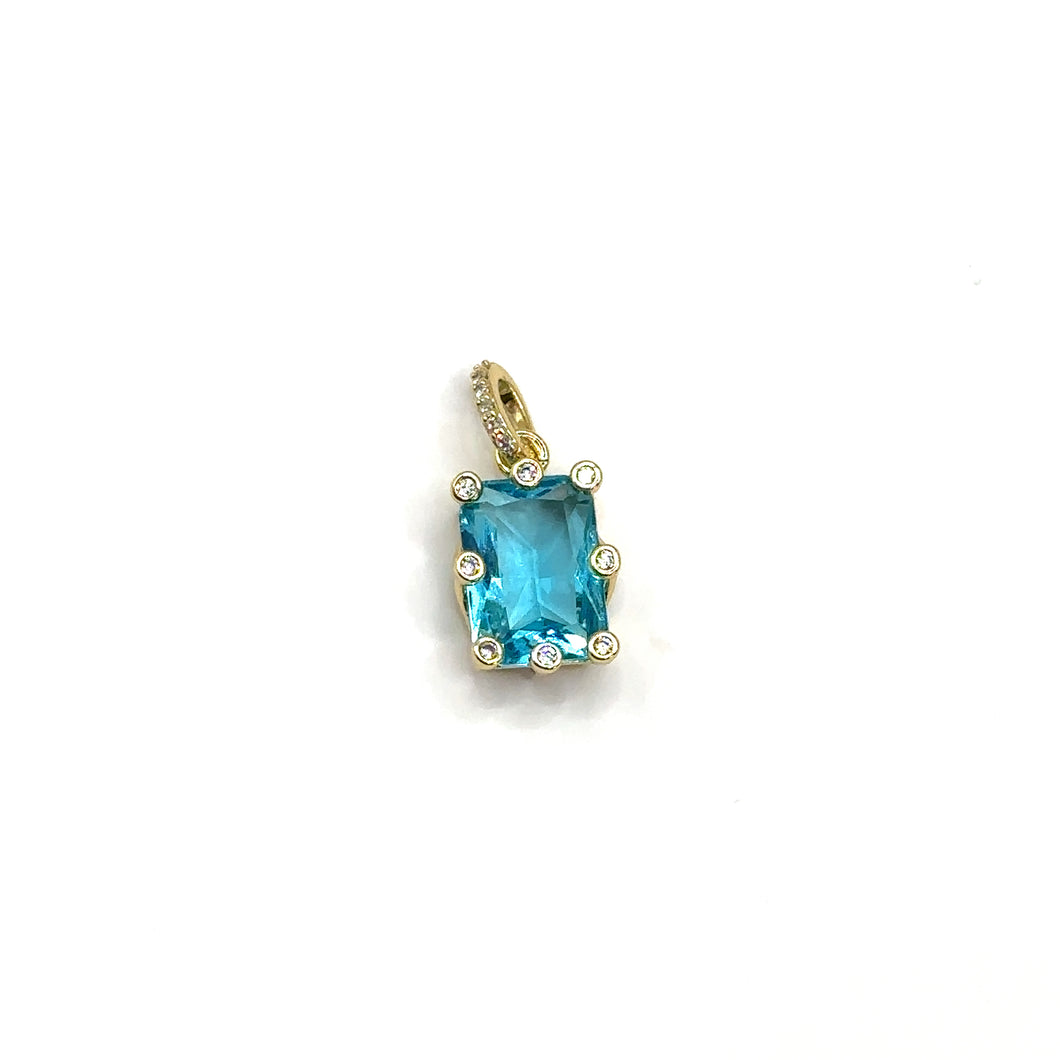 Blue cristal charms