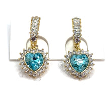 Cargar imagen en el visor de la galería, Blue Earrings heart
