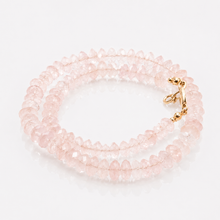 Cargar imagen en el visor de la galería, Pink Quartz necklace alemán cut
