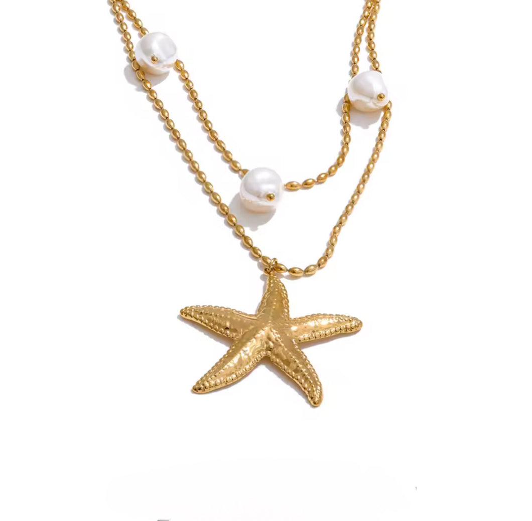 Starfish Layers con perlas