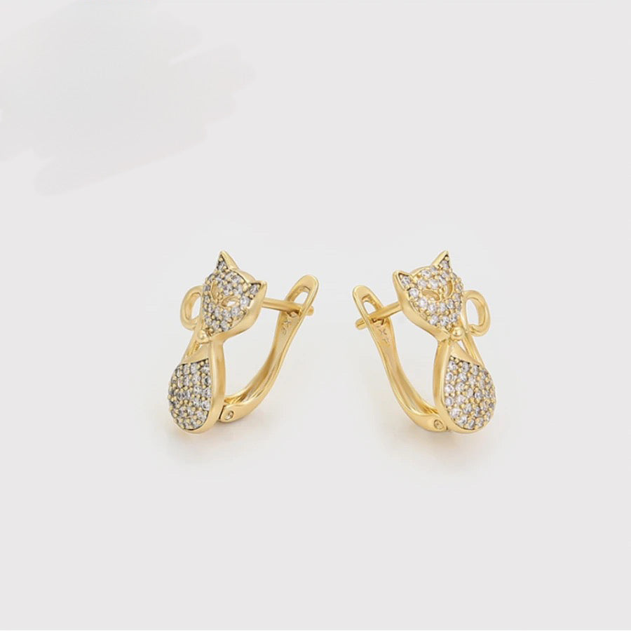 Aretes gatito