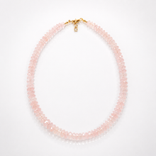Cargar imagen en el visor de la galería, Pink Quartz necklace alemán cut
