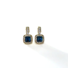 Cargar imagen en el visor de la galería, Blue stone Earrings

