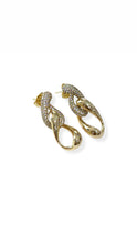 Cargar imagen en el visor de la galería, Aretes elegante de eslabón
