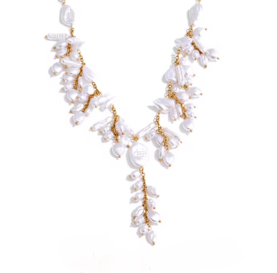 Collar de perlas en tendencia