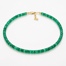 Cargar imagen en el visor de la galería, Green ónix natural neclace
