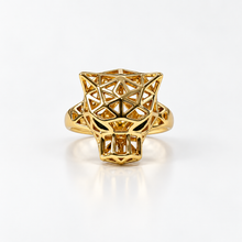 Cargar imagen en el visor de la galería, Panter Ring gold plated 14 k
