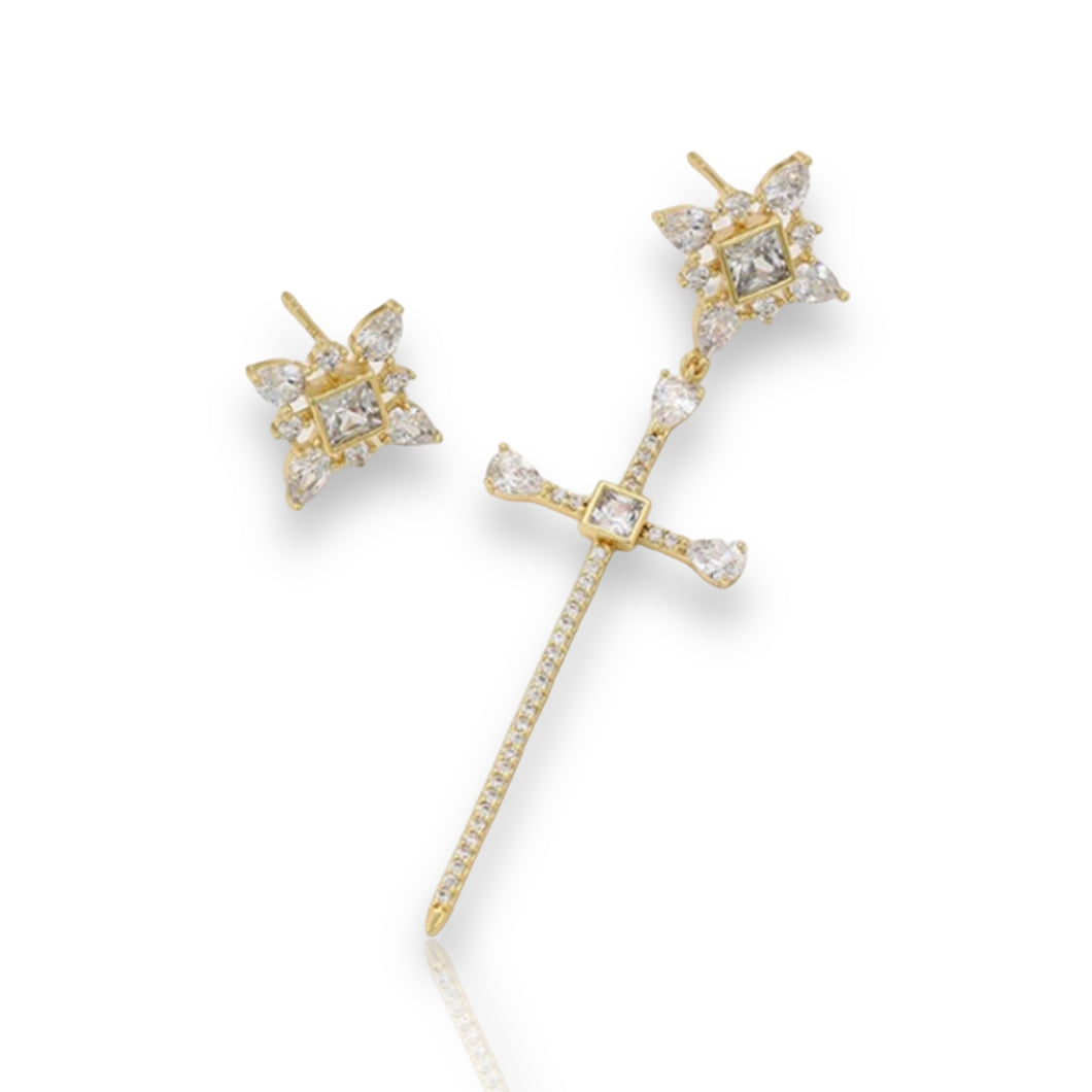 Desigual Cross Earrings