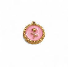 Cargar imagen en el visor de la galería, Moneda esmaltada en rosa
