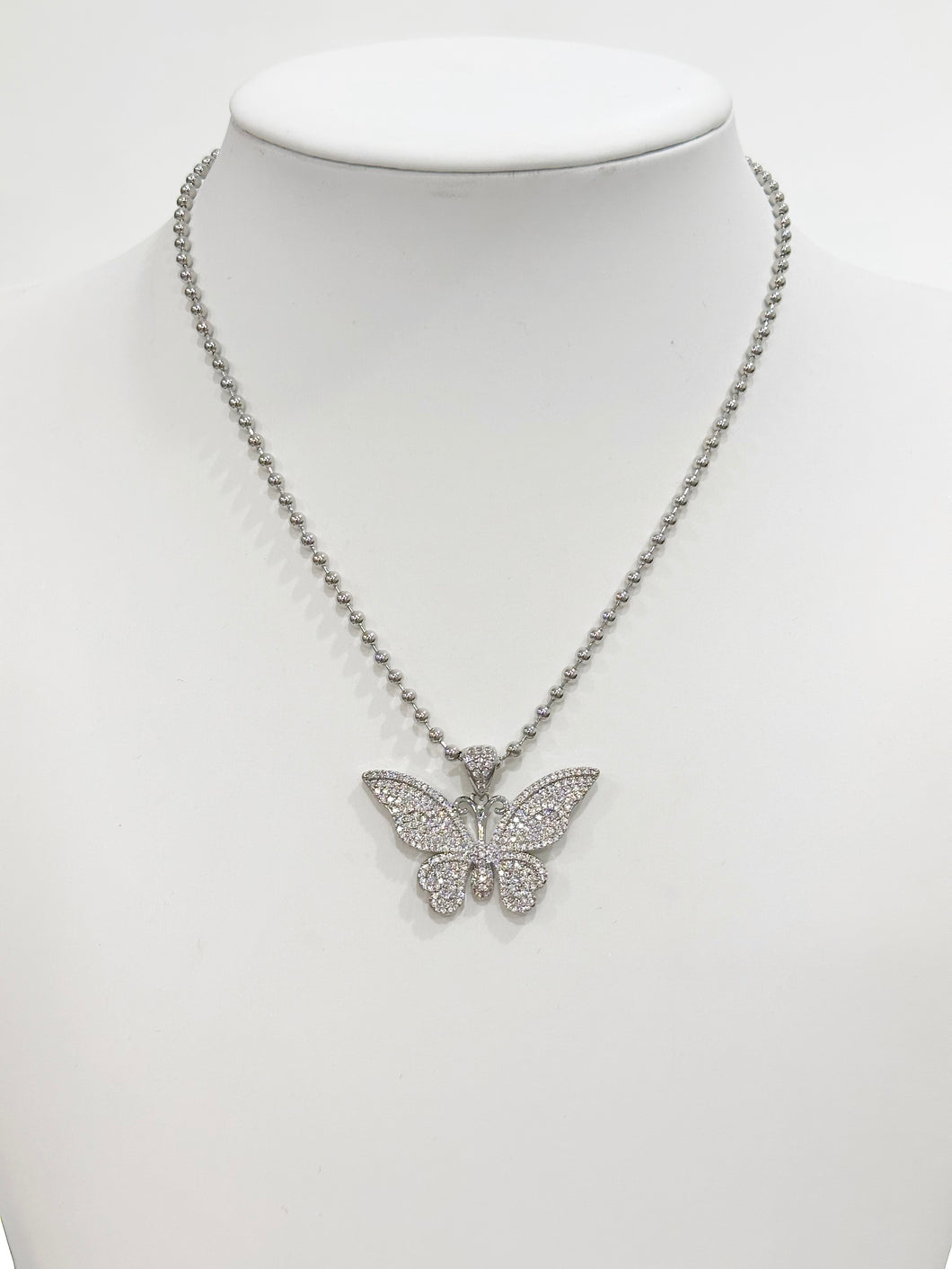 Silver Plated cadena balín