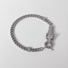 Cargar imagen en el visor de la galería, Brazalete Silver de pantera
