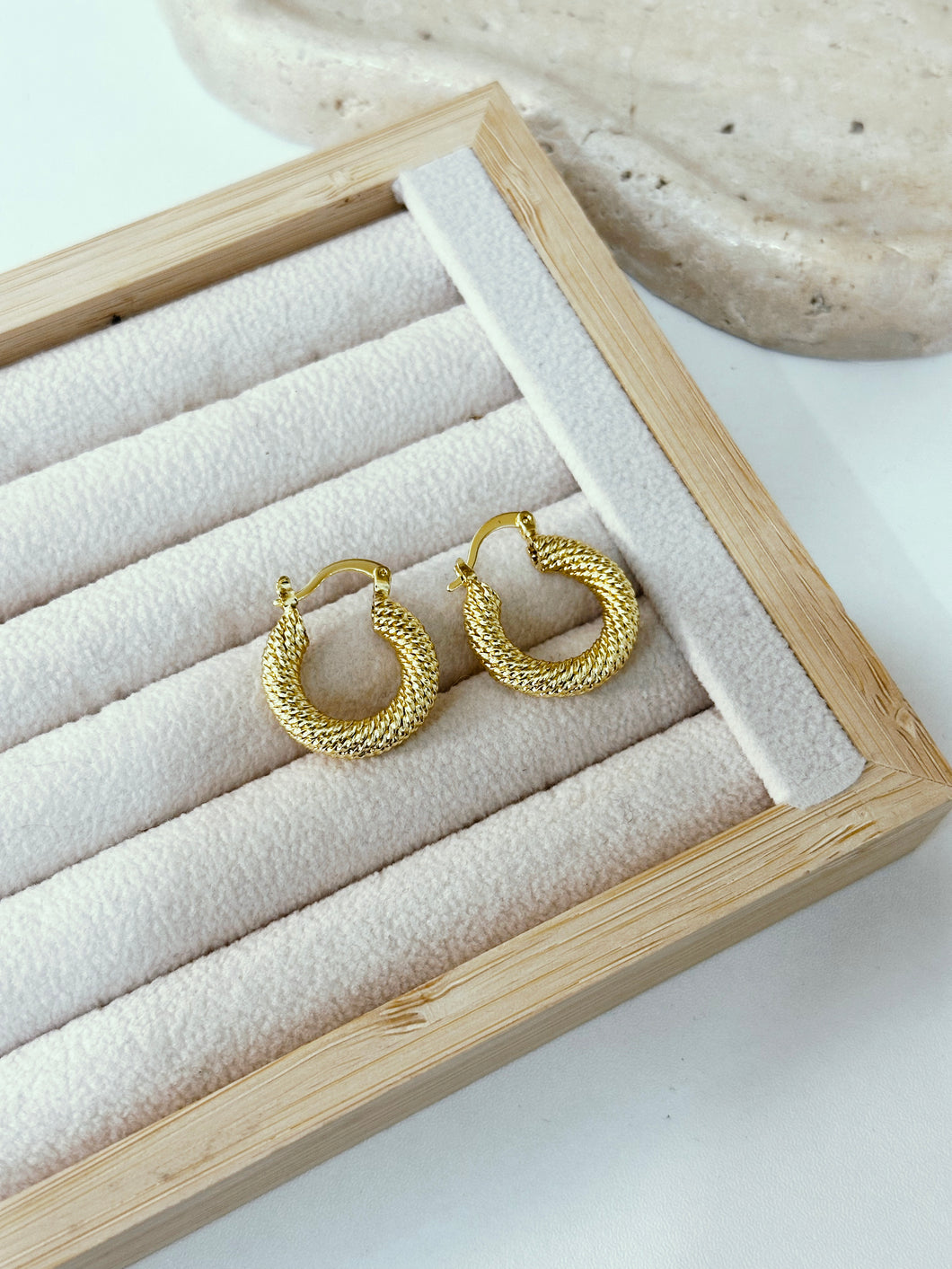Gali hoops Gold Plated 14 k