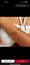 Cargar imagen en el visor de la galería, Bangle clavo Gold
