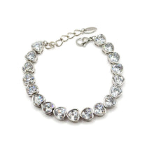 Cargar imagen en el visor de la galería, Silver Heart brazalete
