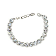 Cargar imagen en el visor de la galería, Silver Heart brazalete
