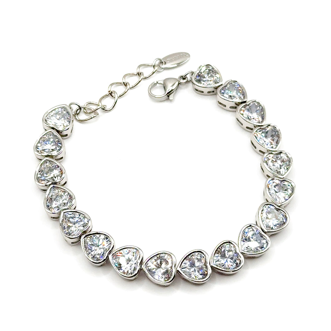 Silver Heart brazalete