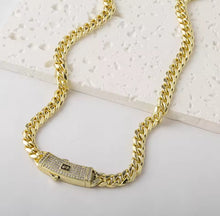 Cargar imagen en el visor de la galería, Monaco chain Gold Plated 14 k
