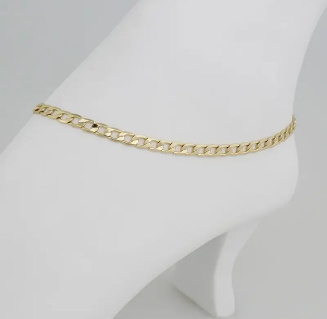 Anklets cuban link 6 mm