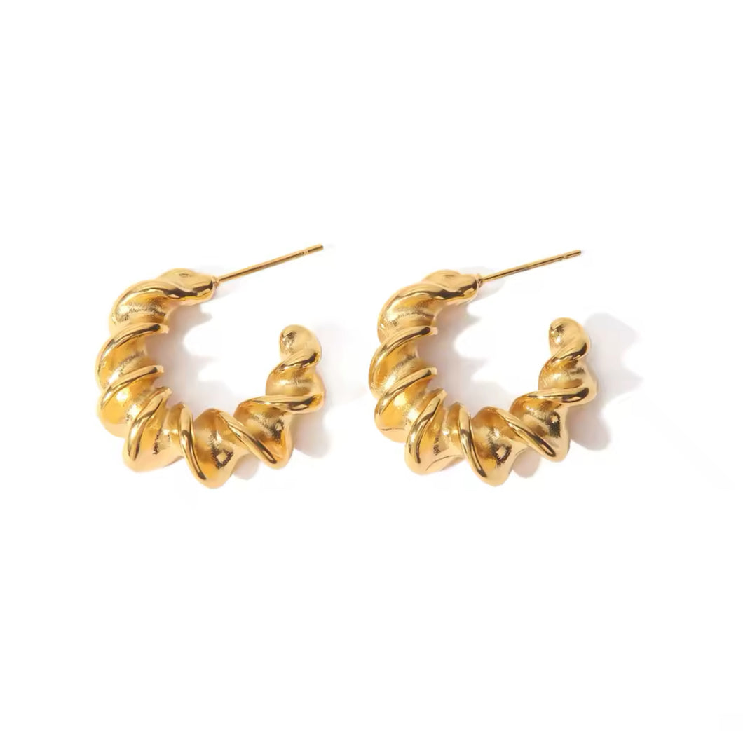 Twist stud Earrings