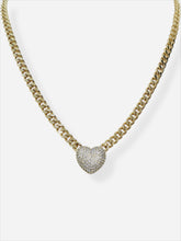Cargar imagen en el visor de la galería, Cuban link with heart

