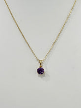 Cargar imagen en el visor de la galería, Purple stone necklace
