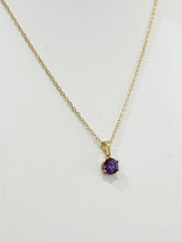 Cargar imagen en el visor de la galería, Purple stone necklace
