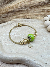 Cargar imagen en el visor de la galería, Pulsera pando piedra verde
