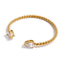 Cargar imagen en el visor de la galería, Adjustable bangle stainless steel PVD 18

