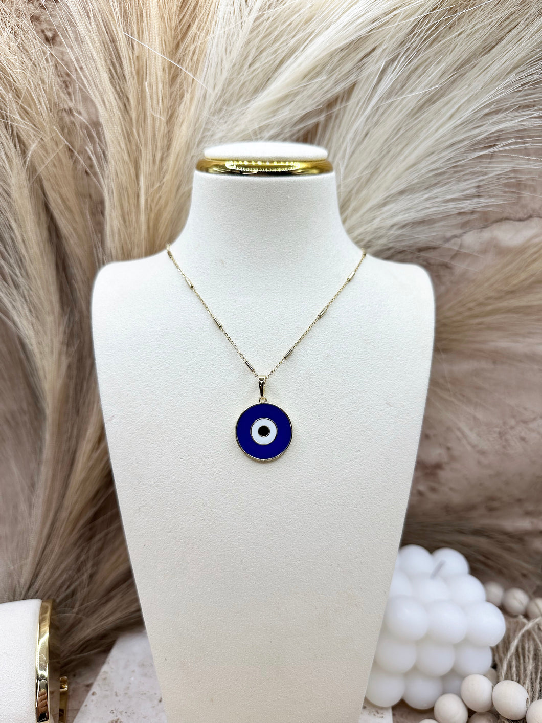 Ojo turco necklace