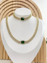 Cargar imagen en el visor de la galería, Necklace set elante Gold Plated 14 k
