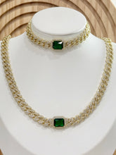 Cargar imagen en el visor de la galería, Necklace set elante Gold Plated 14 k
