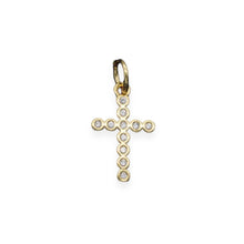 Cargar imagen en el visor de la galería, Gold Cross Earrings
