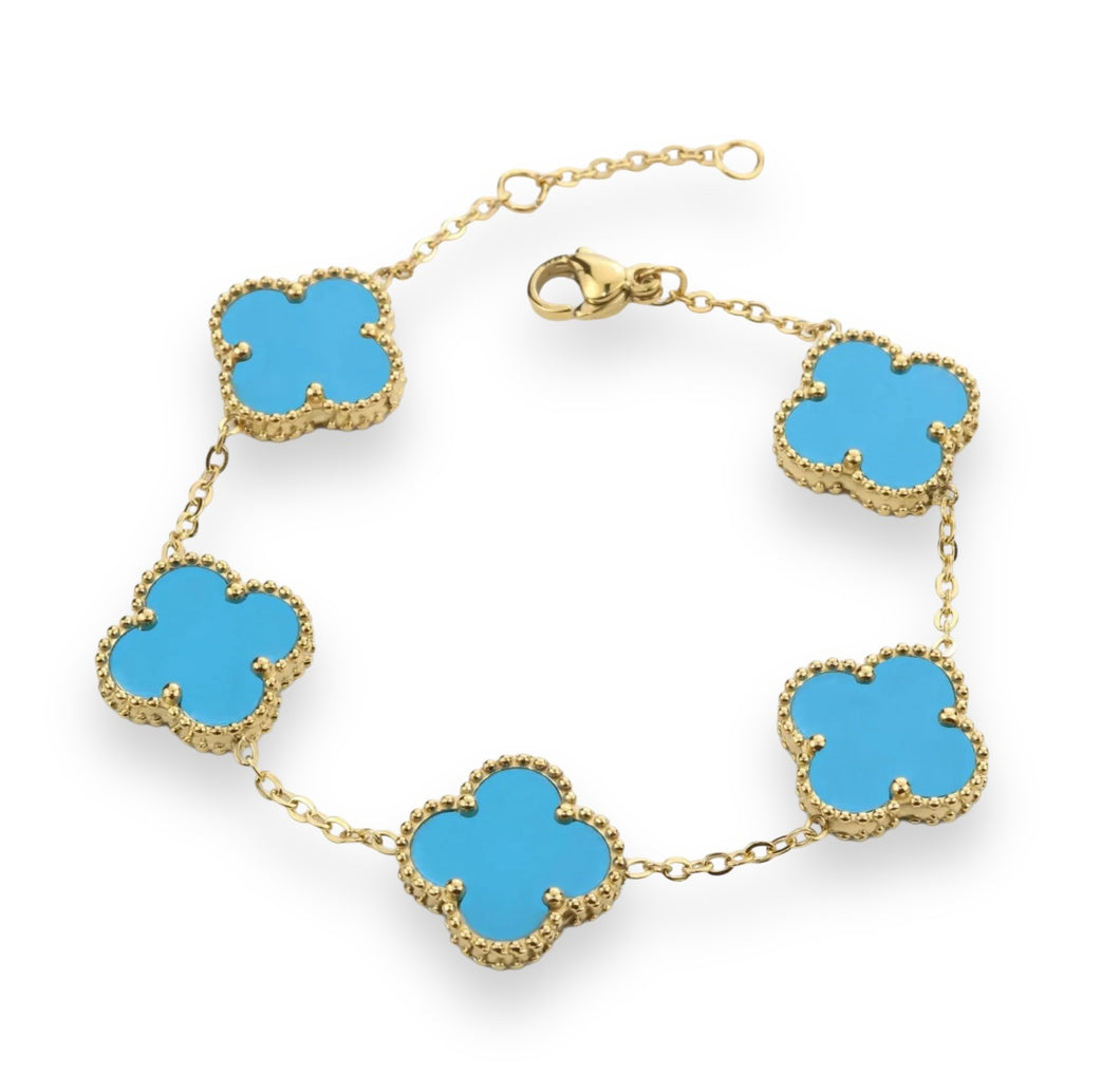 Blue Clover brazalete