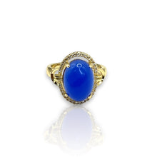 Cargar imagen en el visor de la galería, Anillo piedra azul ópalo
