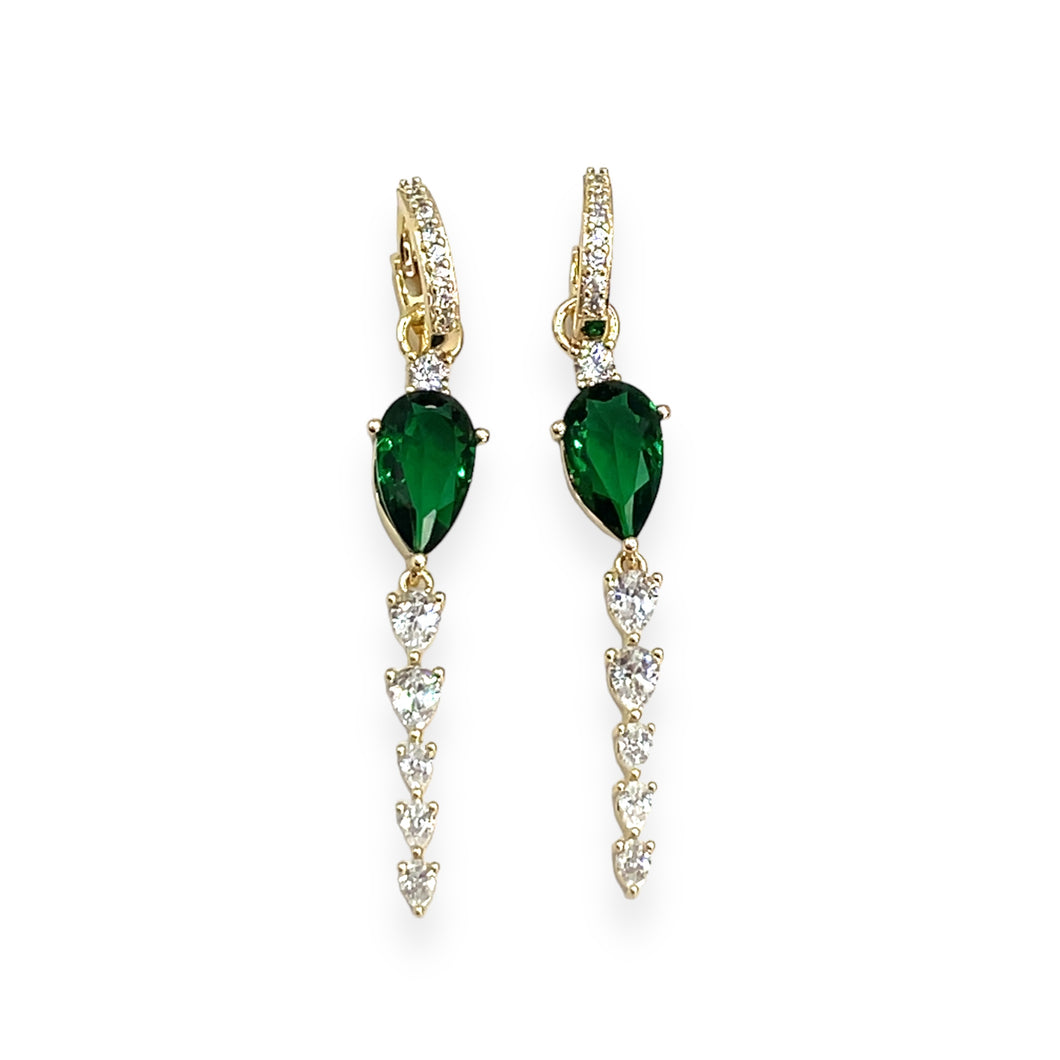 Aretes princesa green